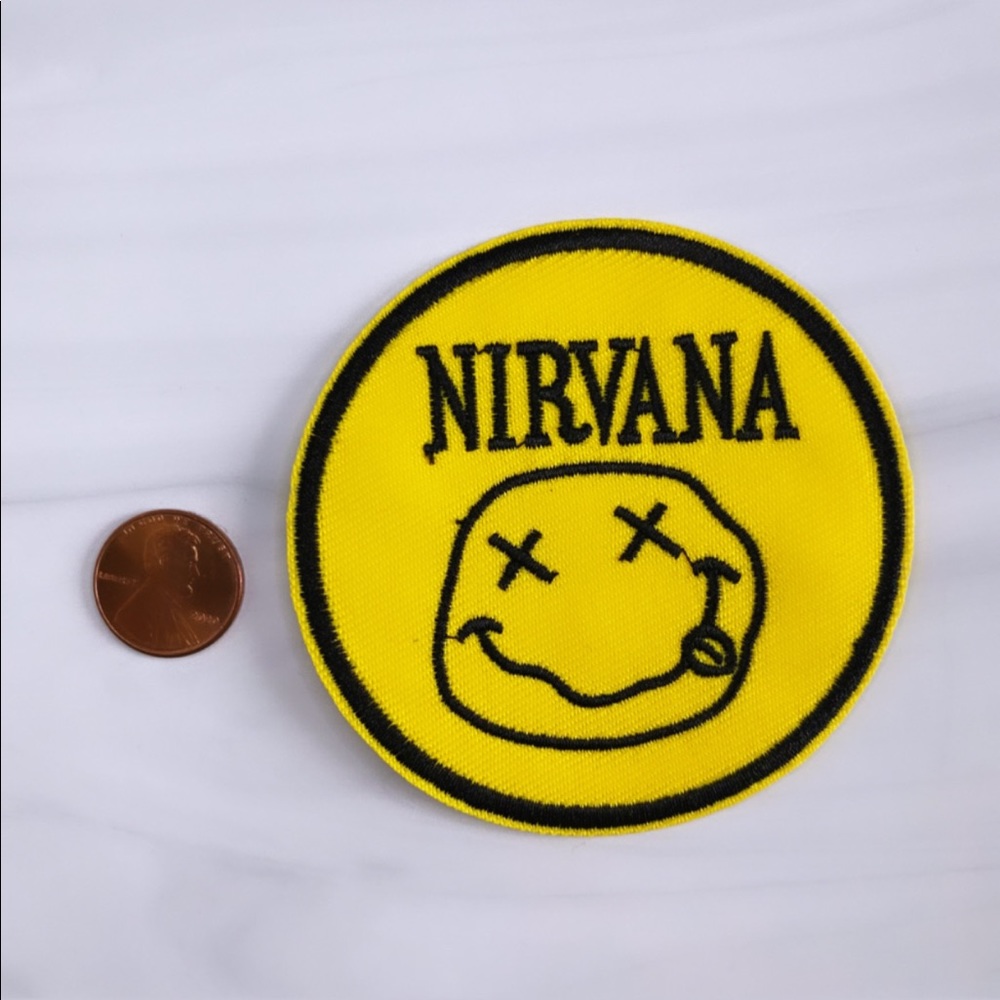 👽 3/$25 Nirvana Embroidered Patch - Picture 2 of 3